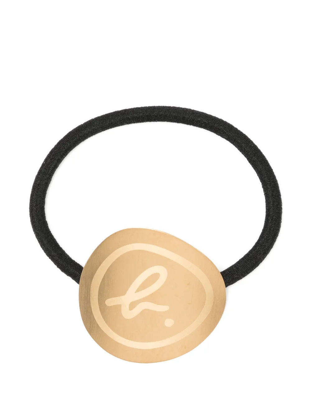 agnès b. - logo hair tie - women - stainless steel