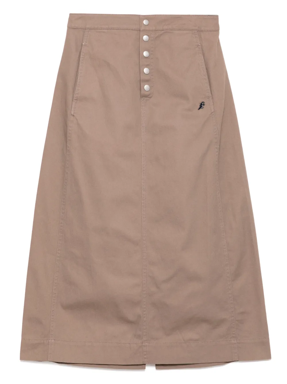 A-line cotton skirt