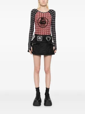 トップス Chopova Lowena Angeliaflocked longsleeve Chopova Lowena Long-sleeved tops for Women | Online Sale up