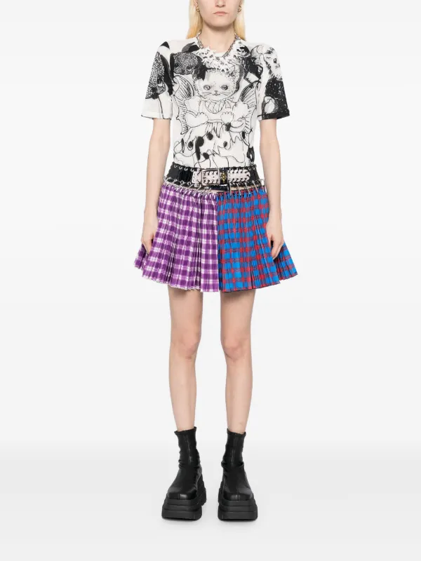 Chopova Lowena Cat Consort short-sleeved Top | White | FARFETCH