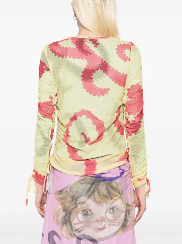 Chopova Lowena Sam Cat Ballast long-sleeved Top | Yellow
