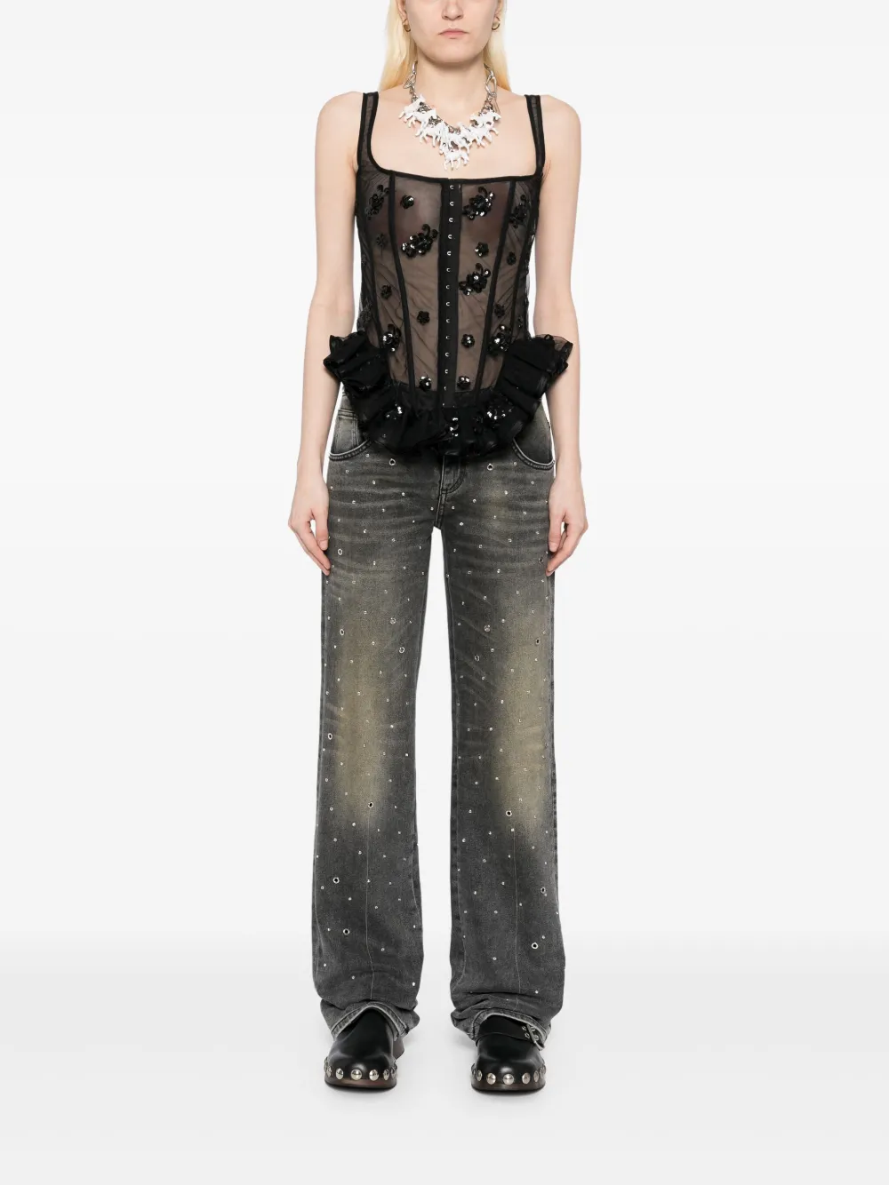 Chopova Lowena top estilo corset Afly | Chalecos y camisetas | Image 2