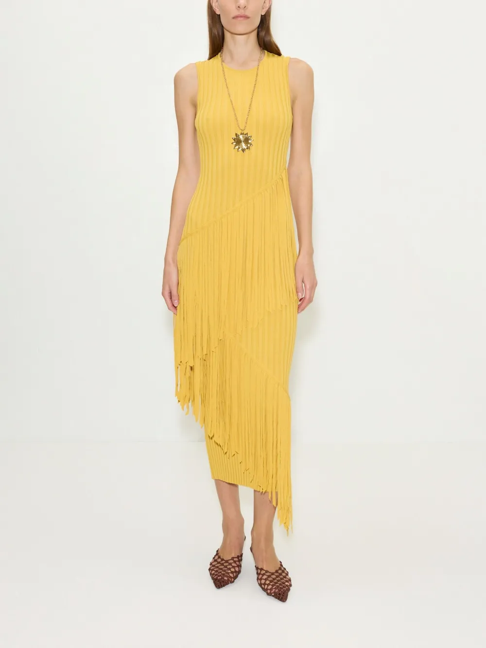 Simon Miller Spiral midi dress - Geel