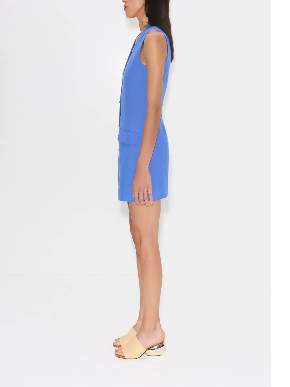 Simon Miller Carob mini-jurk Blauw
