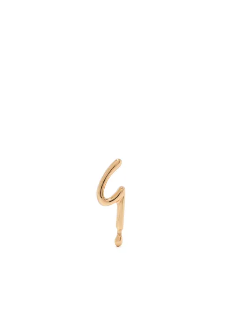 agnès b.  logo earring