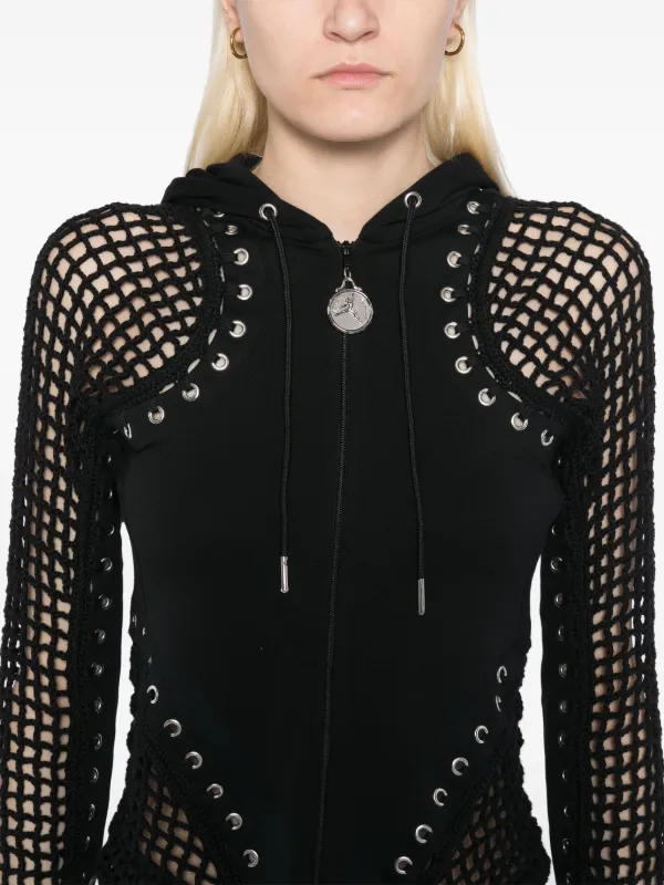 Chopova Lowena Tumble Hoodie | Black | FARFETCH JO