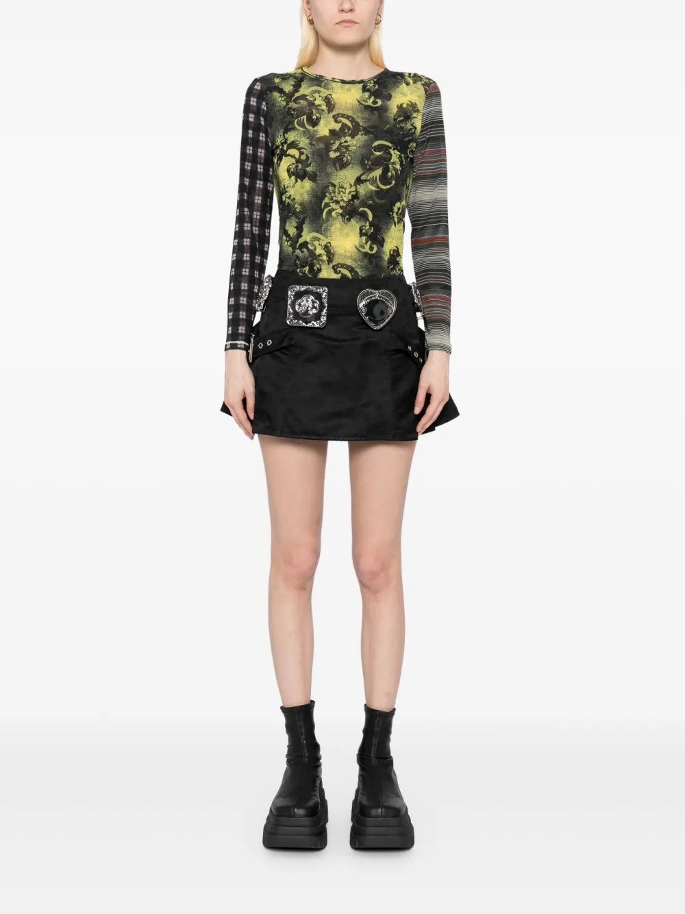 Chopova Lowena Biggity mini-rok - Zwart