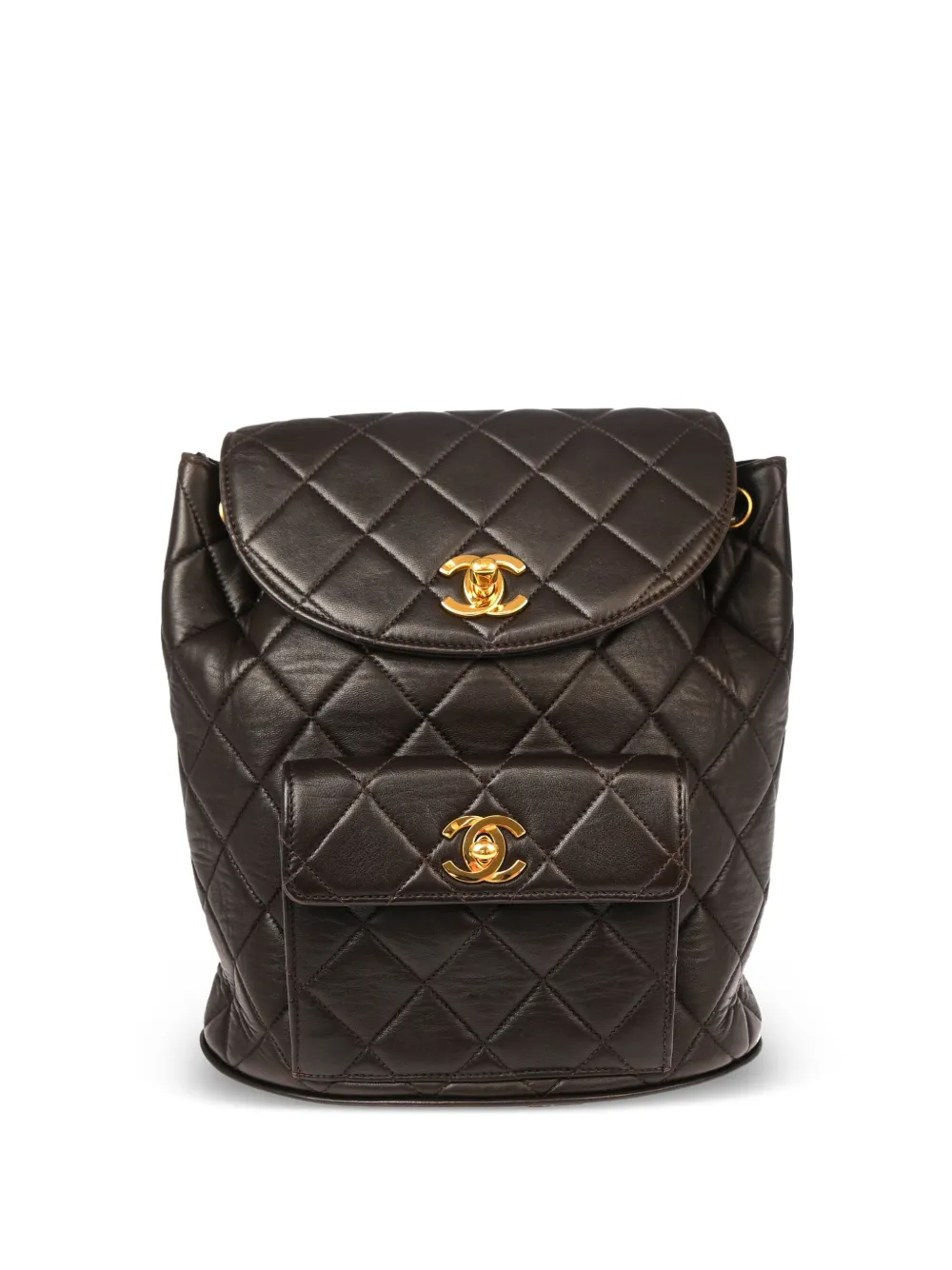CHANEL Pre-Owned 1995 デュマ バックパック L - ブラウン CHANEL Pre-Owned 1995 デュマ バックパック L - ブラウン