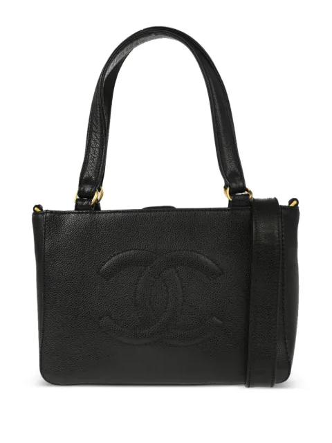 CHANEL Pre-Owned tote con logo CC 2006