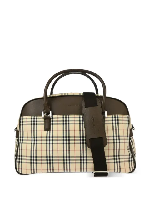 Burberry Pre-Owned 1990-2000s House Check two-way hand bag