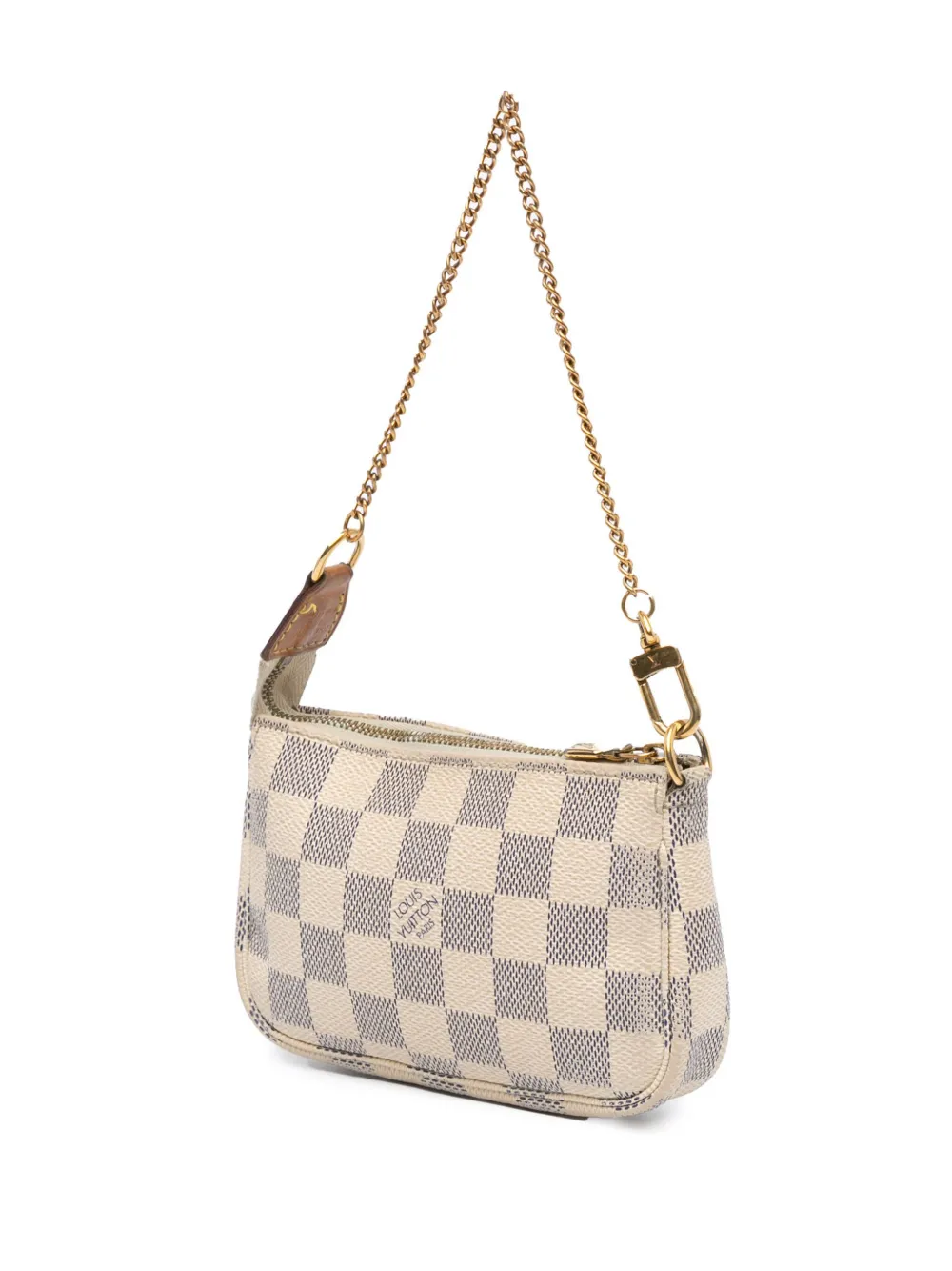 Louis Vuitton Pre-Owned 2010 Damier Azur Mini Pochette Accessoires handbag - Wit