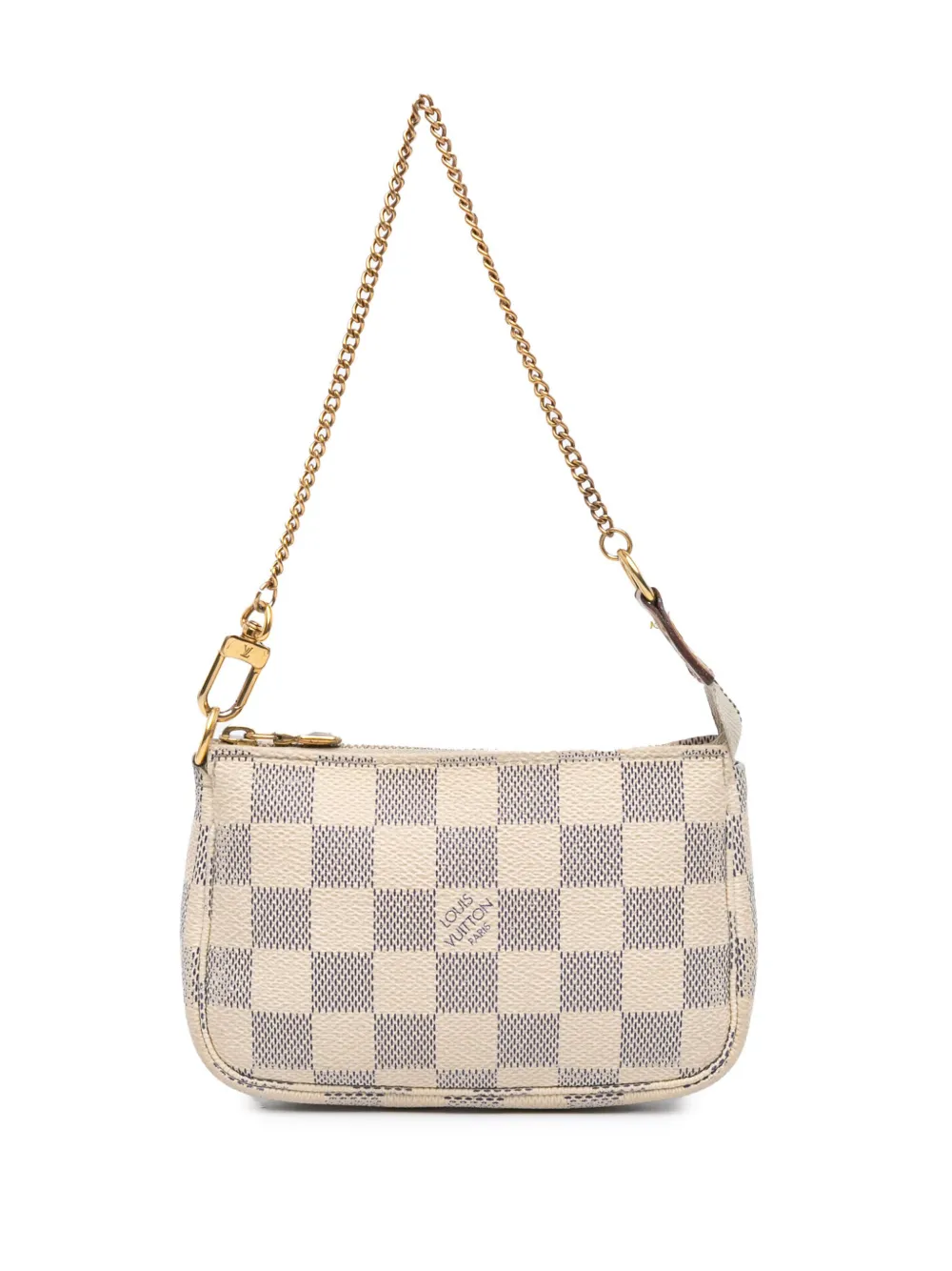 Louis Vuitton Pre-Owned 2010 Damier Azur Mini Pochette Accessoires handbag | White | Image 1