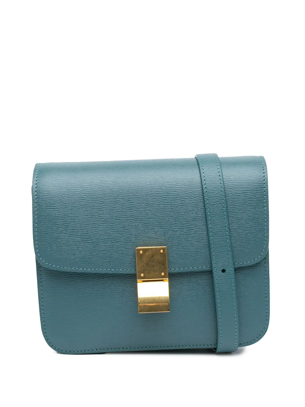 Céline Pre-Owned 2020 ティーン クラシック ボックス ショルダーバッグ - ブルー Céline Pre-Owned 2020 ティーン クラシック ボックス ショルダーバッグ - ブルー
