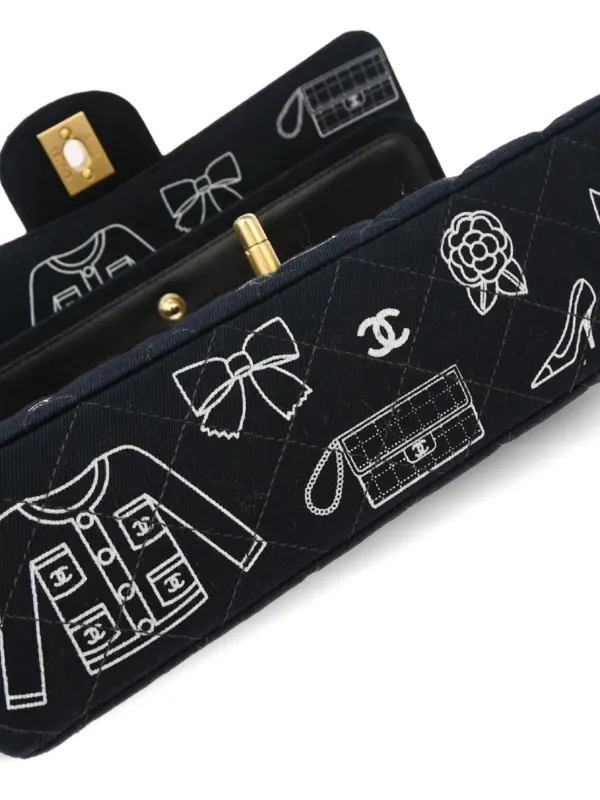 CHANEL Pre-Owned 2002 クラシック ダブルフラップ ショルダーバッグ M