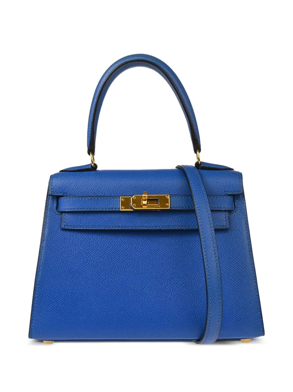 Hermès Pre-Owned 1996 ケリー 20 2way ハンドバッグ ミニ - ブルー Hermès Pre-Owned 1996 ケリー 20 2way ハンドバッグ ミニ - ブルー