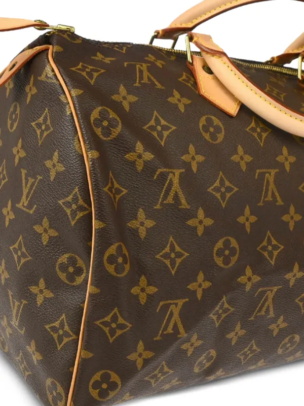Louis Vuitton Pre-Owned 1997 Monogram Speedy 35 Hand Bag | Brown