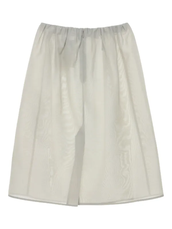 Amomento Shirring Skirt | Neutrals | FARFETCH PH
