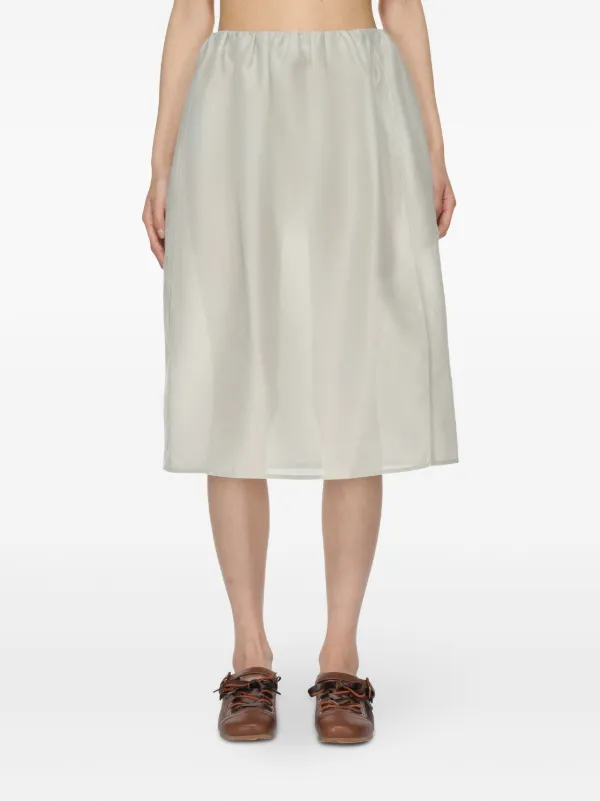 Amomento シャーリング スカート | ニュートラル | FARFETCH JP