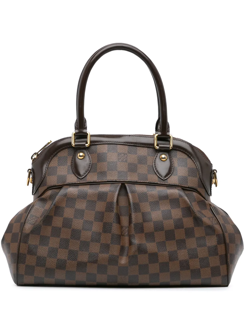 Louis Vuitton Pre-Owned 2011 ダミエ エベヌ トレヴィ PM サッチェルバッグ - ブラウン Louis Vuitton Pre-Owned 2011 ダミエ エベヌ トレヴィ PM サッチェルバッグ - ブラウン