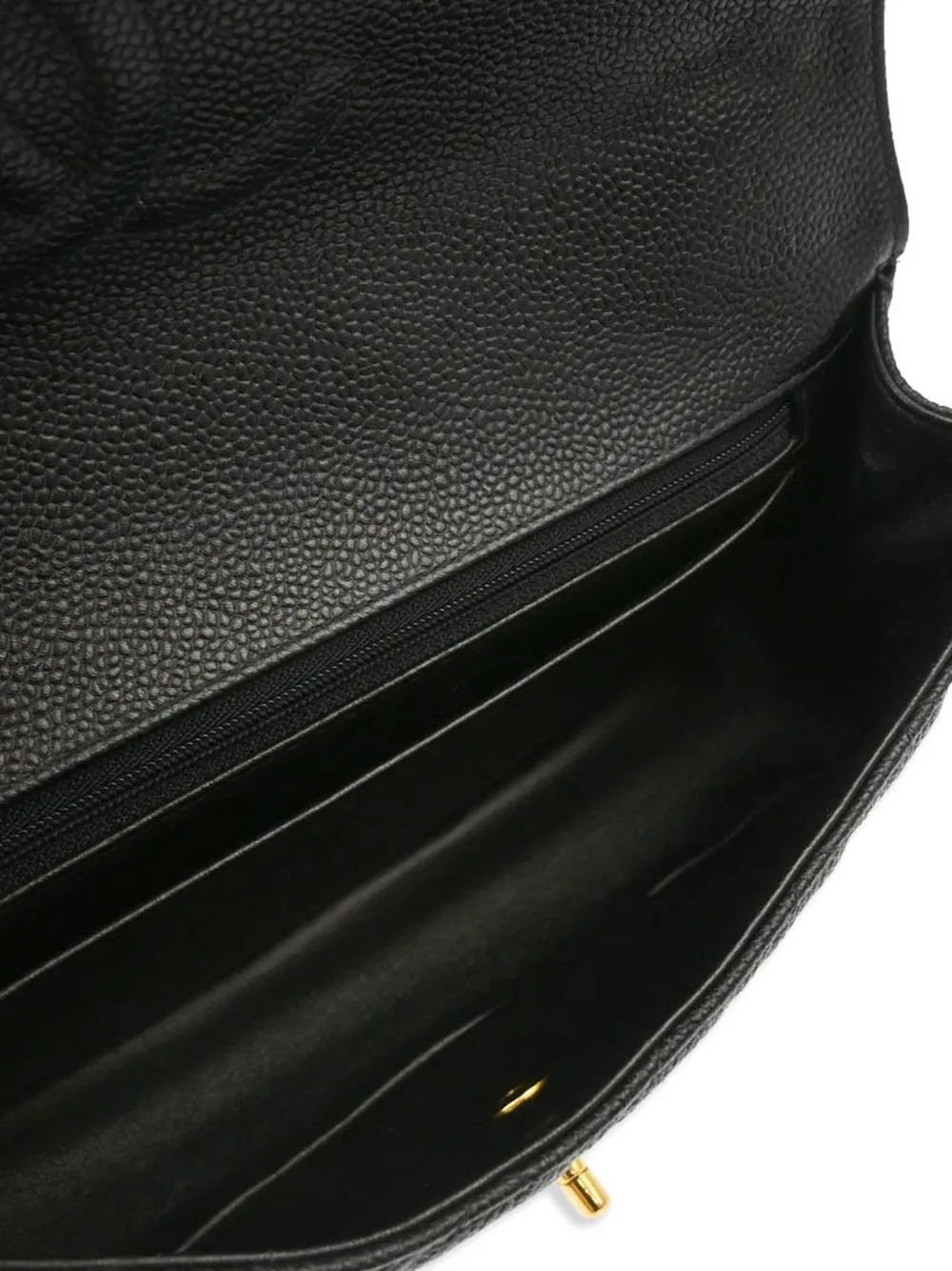 Pre-owned Chanel 1997 Diamond-quilted Handbag In Black