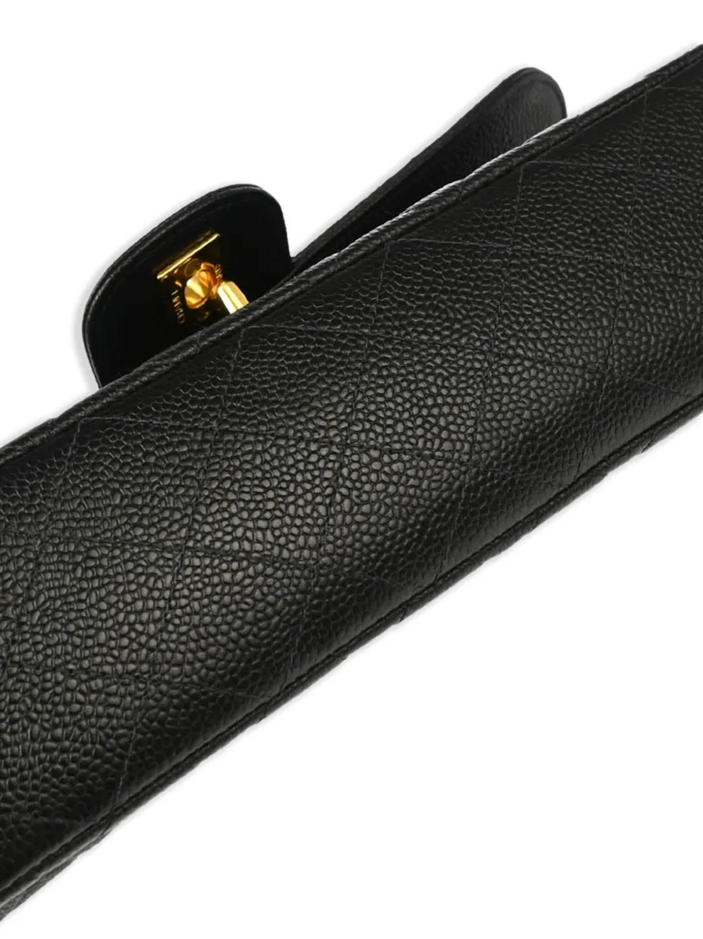 Pre-owned Chanel 1997 Diamond-quilted Handbag In Black