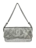 CHANEL Pre-Owned 2008 Interlocking-CC leather shoulder bag - Silver