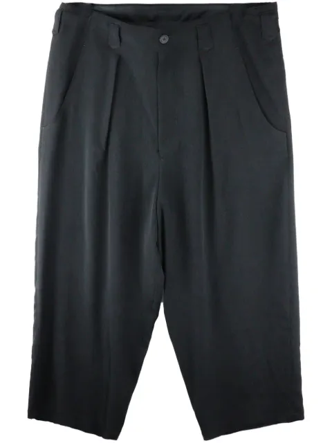 Yohji Yamamoto pantalones anchos con pinzas