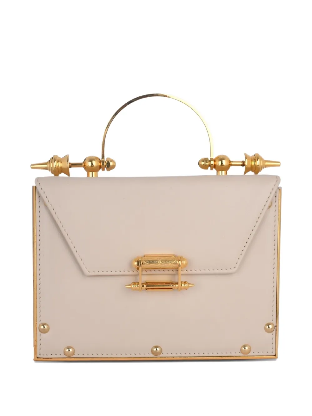 OKHTEIN Mahogany detachable chain tote bag - Beige