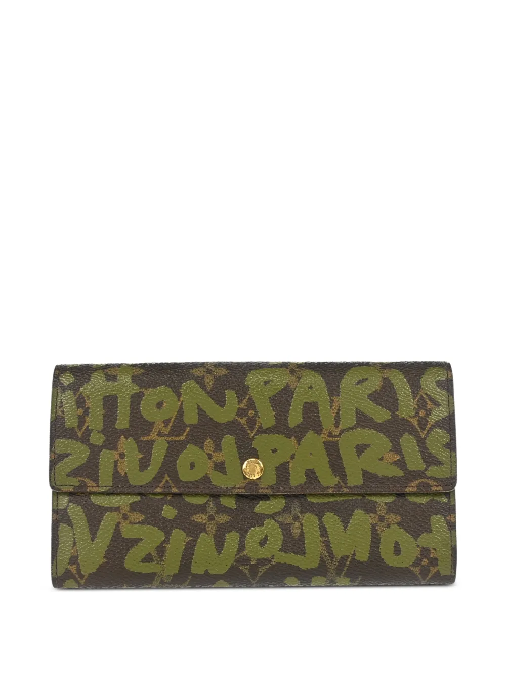Louis Vuitton Pre-Owned 2001 グラフィティ Sarah 財布 - ブラウン Louis Vuitton Pre-Owned 2001 グラフィティ Sarah 財布 - ブラウン