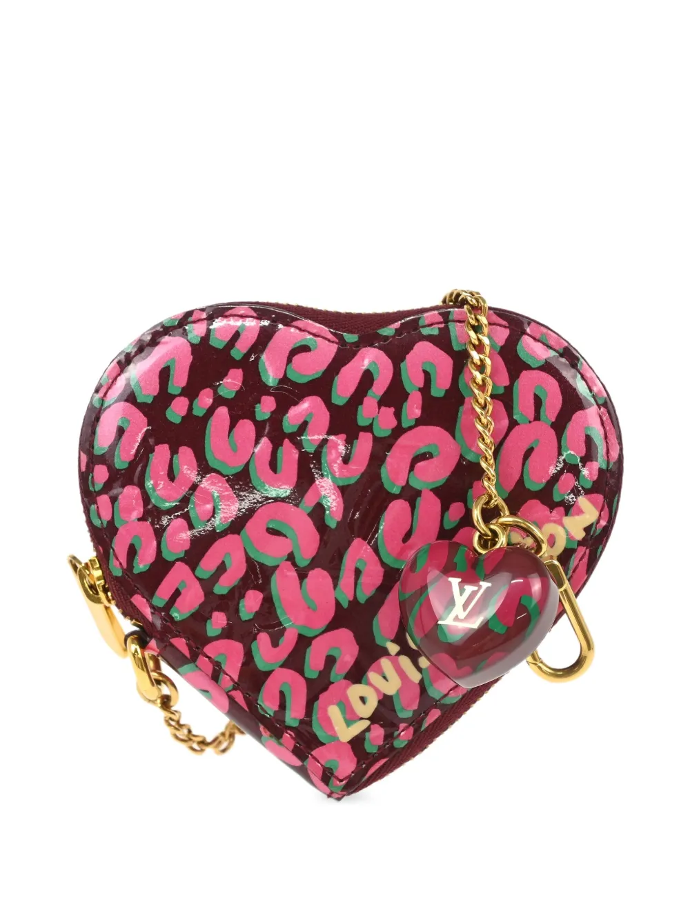 Louis Vuitton Pre-Owned 2010s レオパード コインケース - ピンク Louis Vuitton Pre-Owned 2010s レオパード コインケース - ピンク