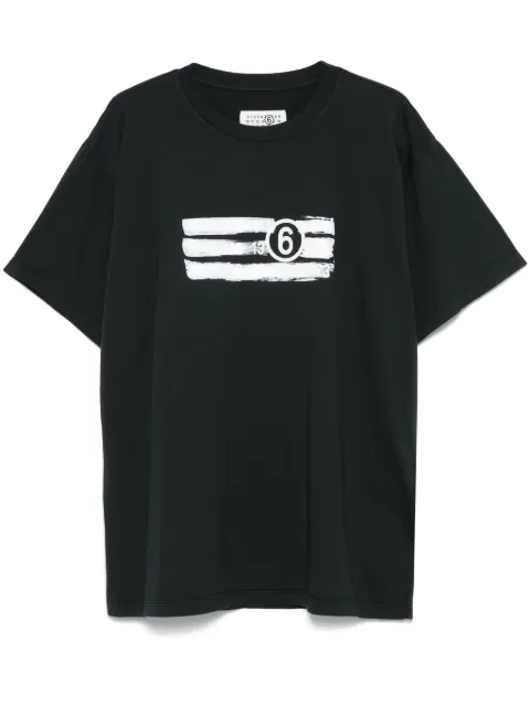 MM6 Maison Margiela numbers-print T-shirt