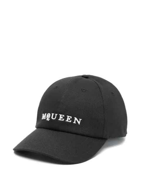 Alexander McQueen logo-embroidered baseball cap
