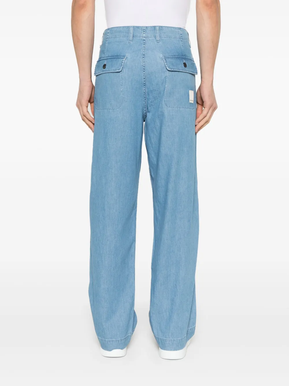 Emporio Armani Straight broek Blauw