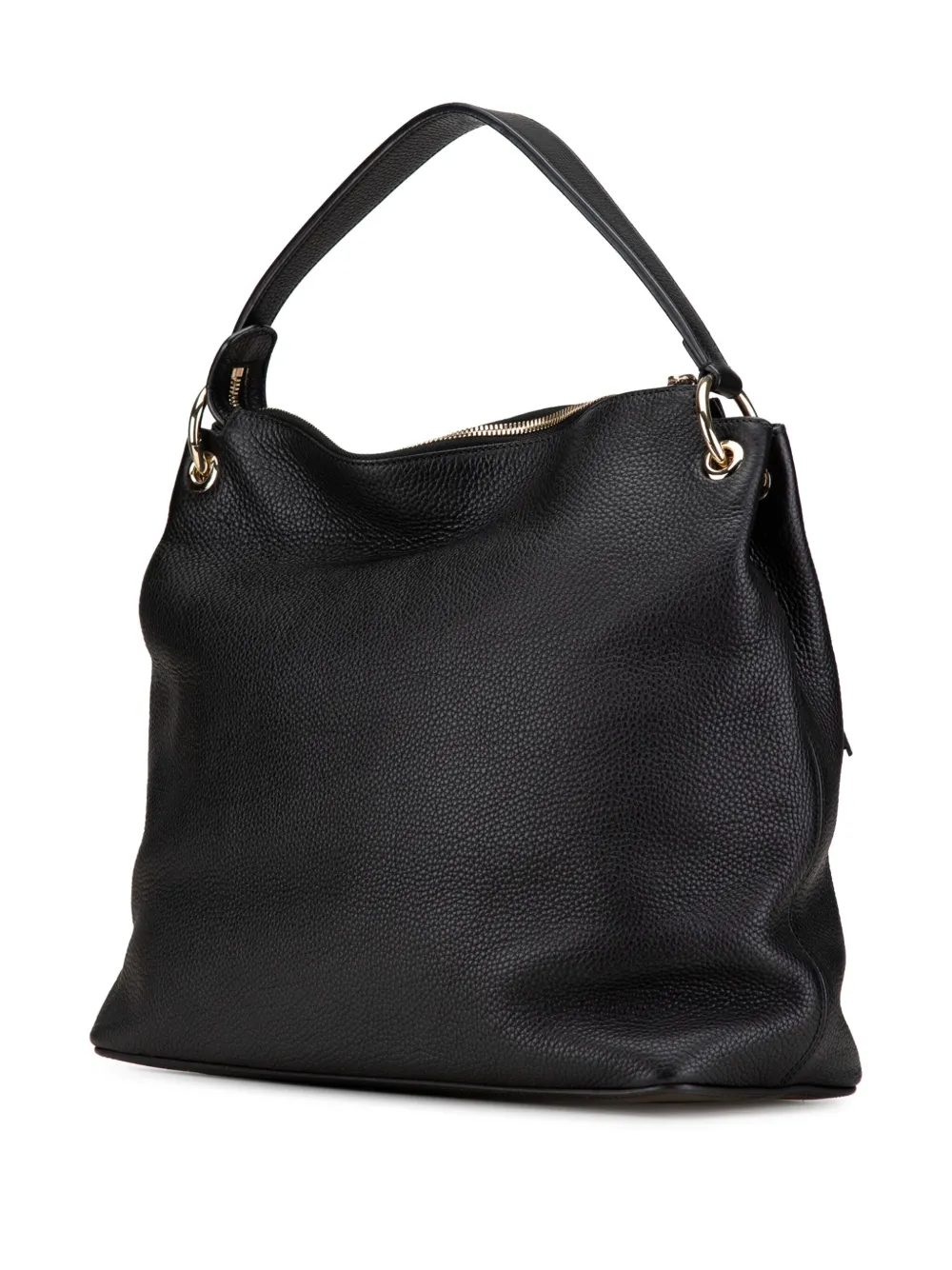 Gucci Pre-Owned 2000-2015 Large Leather Soho Convertible Hobo satchel - Zwart