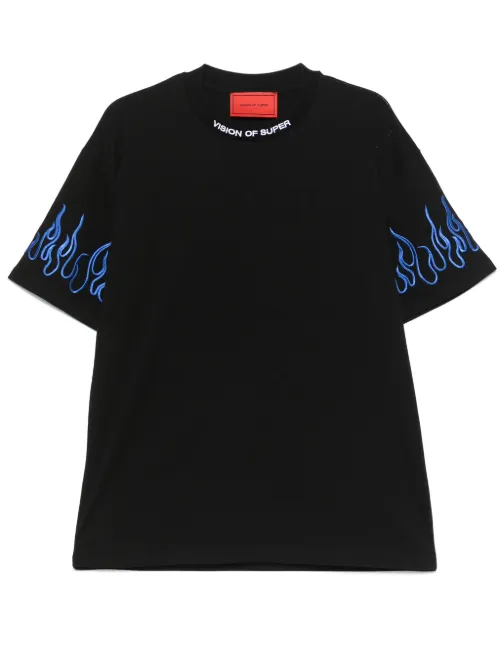 T-shirt en coton à broderies - Vision Of Super - Modalova