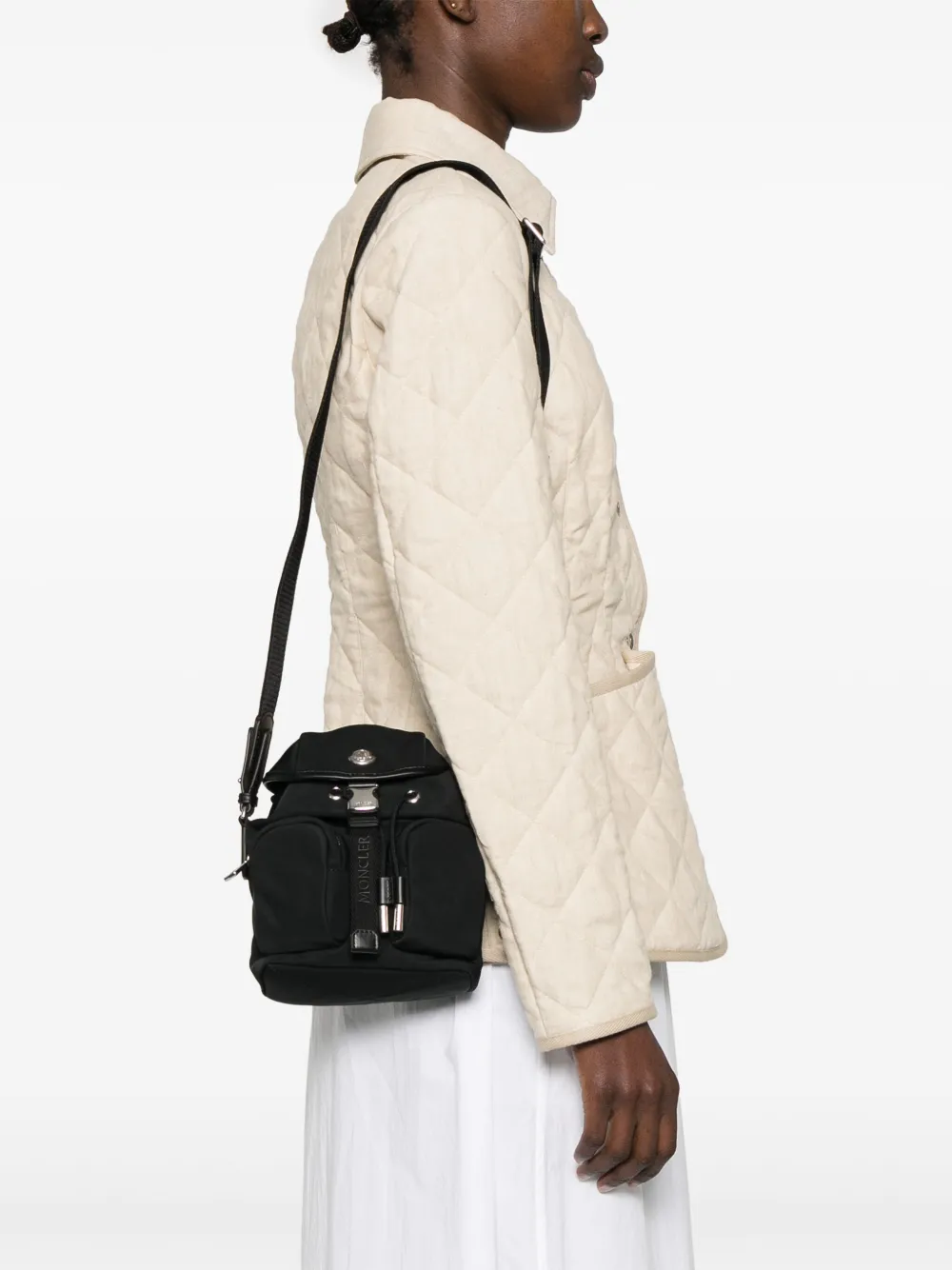 Moncler Trick waterafstotende mini-crossbodytas Zwart