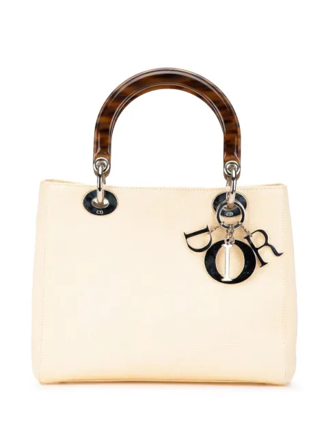 Christian Dior Pre-Owned 1998 Medium Canvas Lady Dior satchel