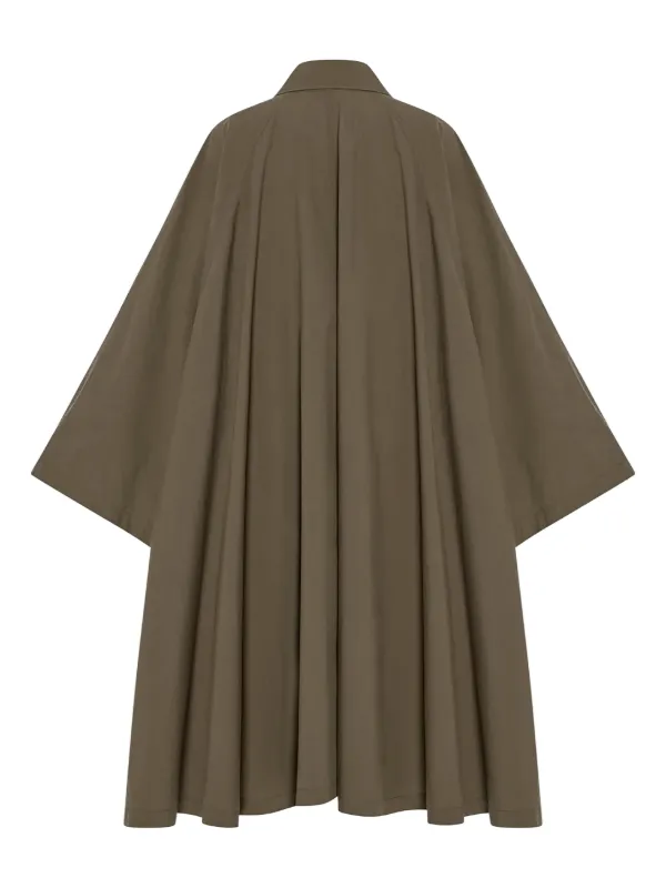 The Row Leins Trench Coat | Green | FARFETCH JO