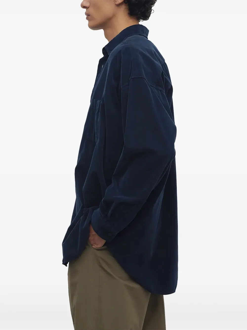 The Row Lancaster overhemd Blauw