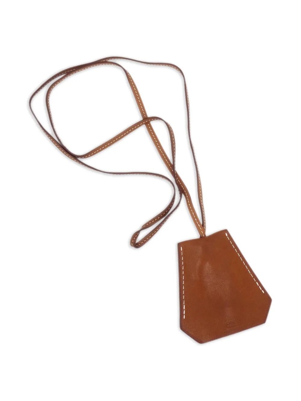 Hermès Pre-Owned 1990-2000s クロシェット ネックレス - ブラウン Hermès Pre-Owned 1990-2000s クロシェット ネックレス - ブラウン