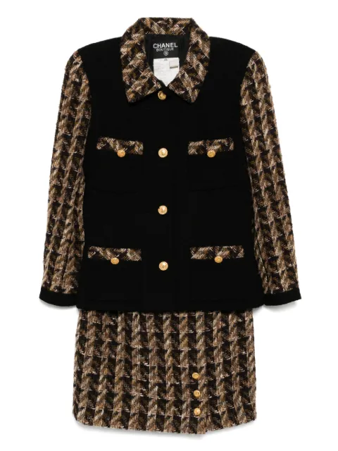 CHANEL Pre-Owned 1990-2000s setup suit jacket skirt