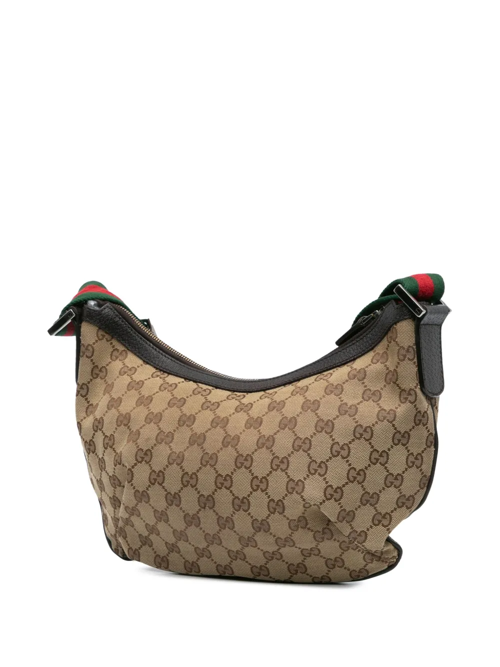 Gucci Pre-Owned 2000-2015 GG Canvas Web crossbody bag - Bruin