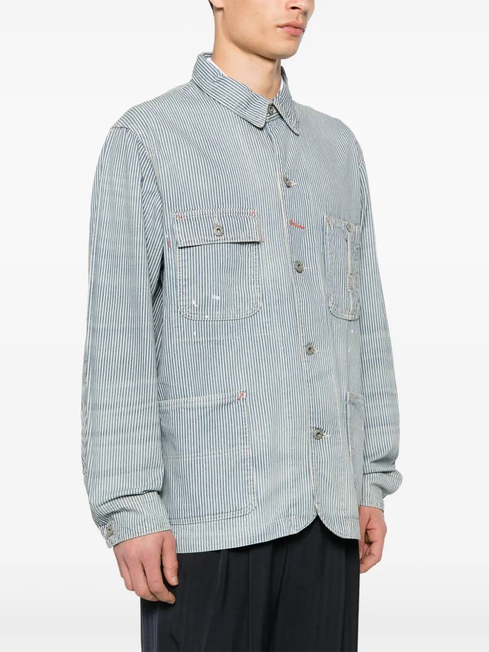 Polo Ralph Lauren Gestreept shirtjack Blauw