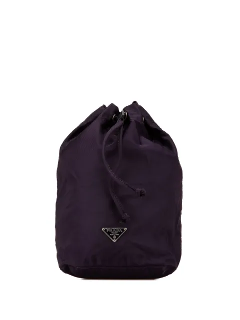 Prada Pre-Owned 2000-2013 Tessuto Drawstring pouch
