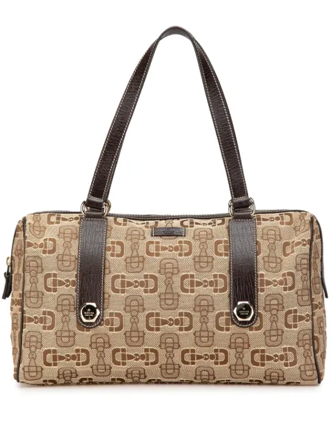 Gucci Pre-Owned 2000-2015 Canvas Horsebit Charmy boston bag H0TAHLJ08OMU29QT - 0