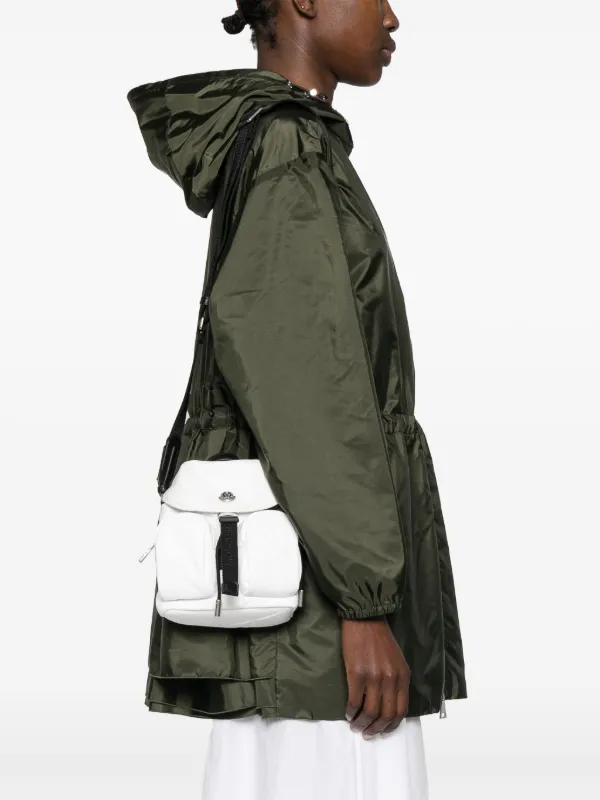 Moncler Mini Trick water-repellent Crossbody Bag | White