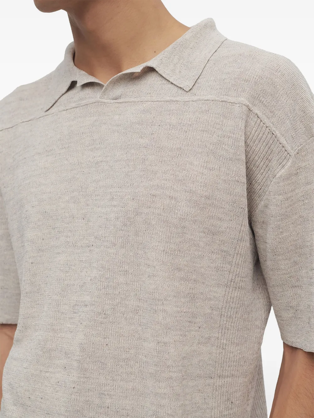 The Row Short-sleeved Polo Shirt In 中性色