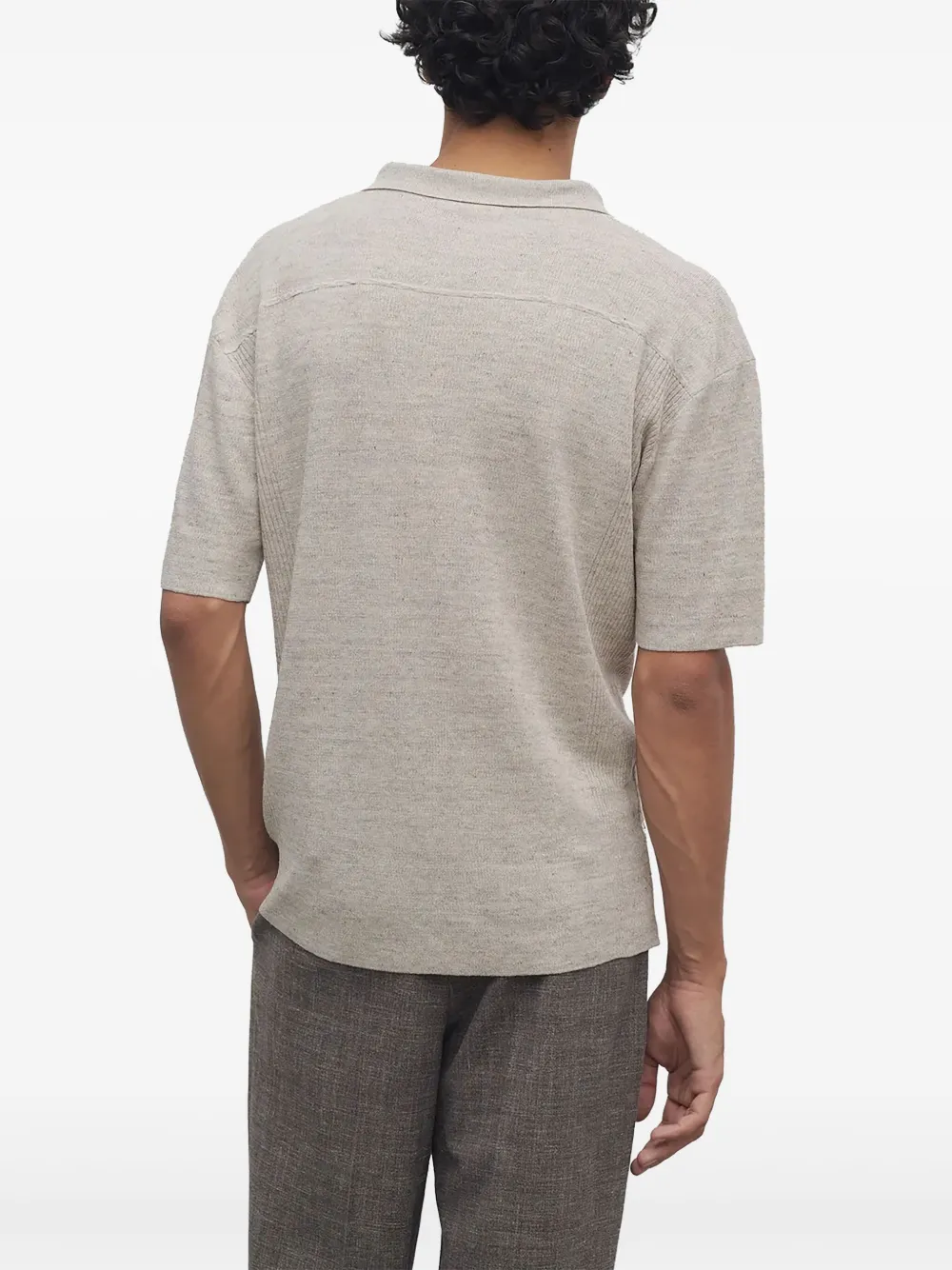 The Row Short-sleeved Polo Shirt In 中性色