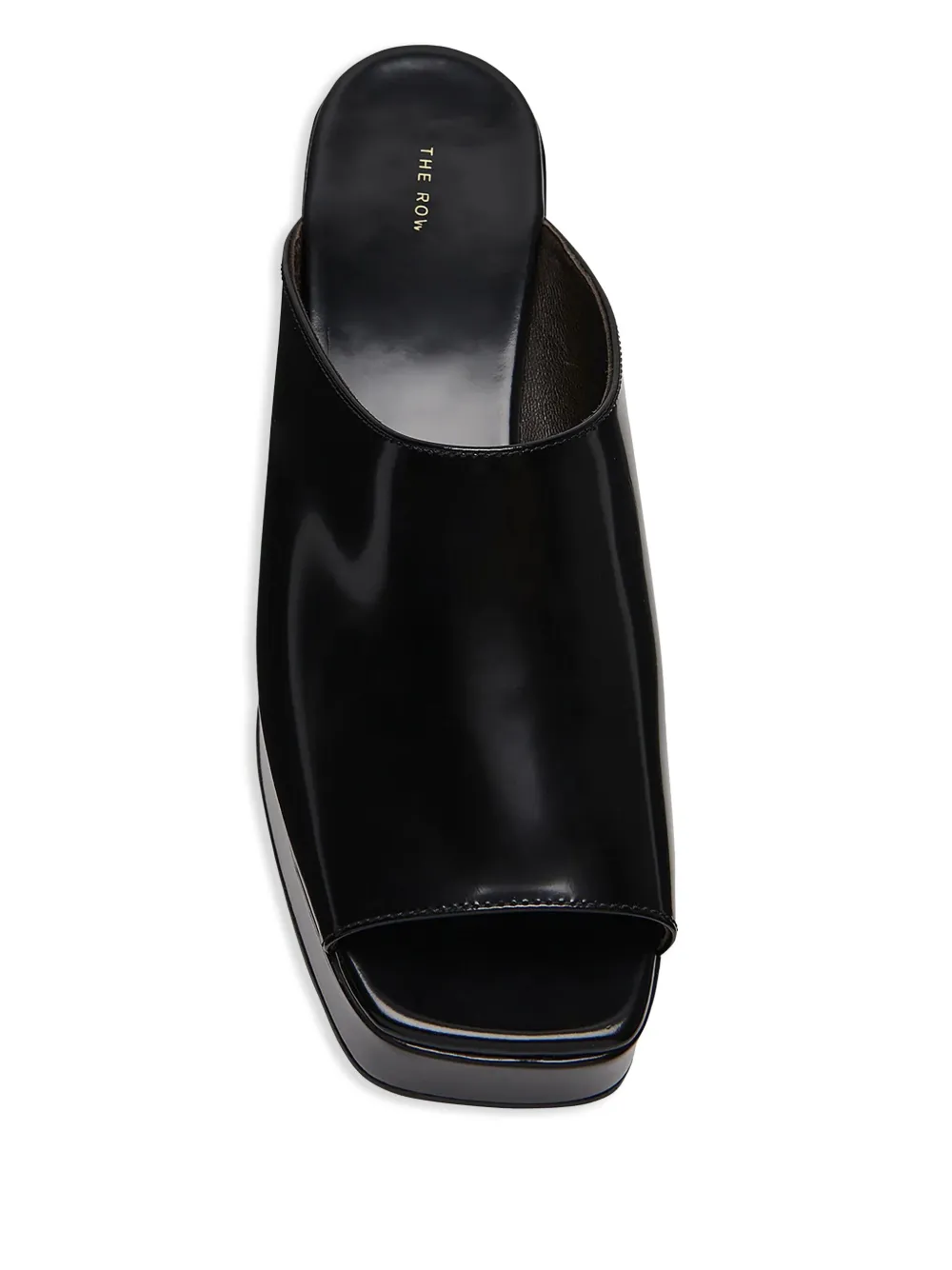 The Row Emi Flatform mules Black