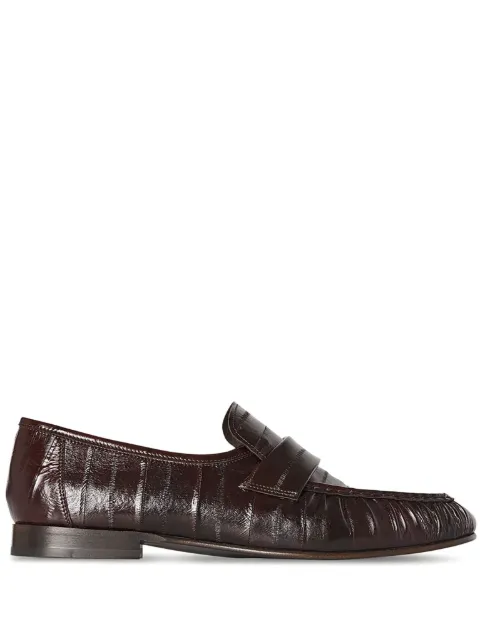 The Row Soft leather loafers